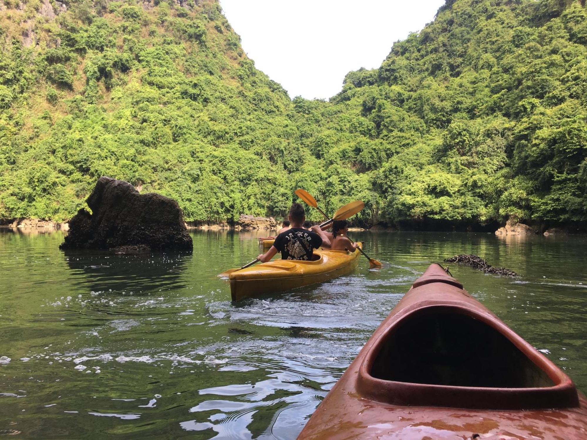 Cat Ba Bay Cruises Hotell Dong Khe Sau Exteriör bild